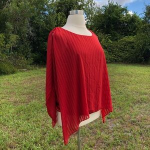 3/$30 Vintage Flowy Silk Top